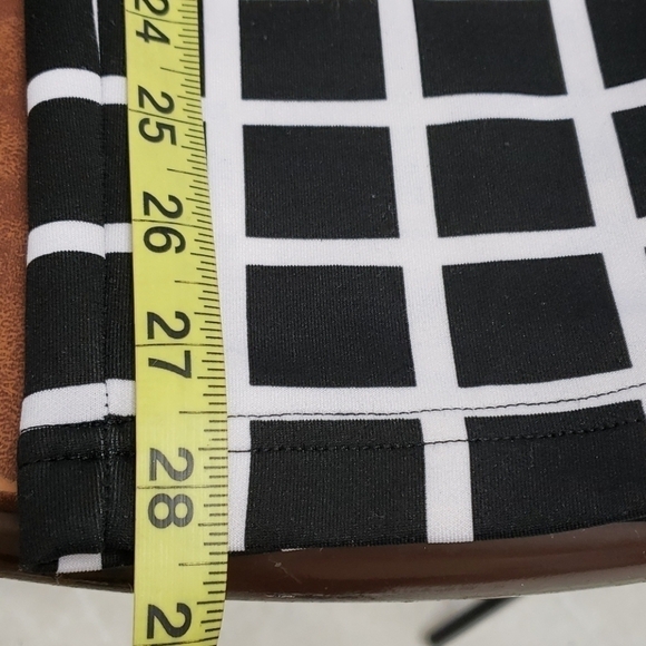NEW Direction Window Pane Black & White Pants L - Picture 9 of 12